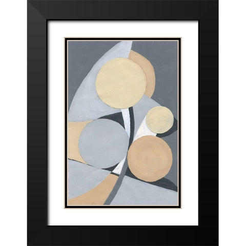 Millenium II Black Modern Wood Framed Art Print with Double Matting by Pattinian, Merri