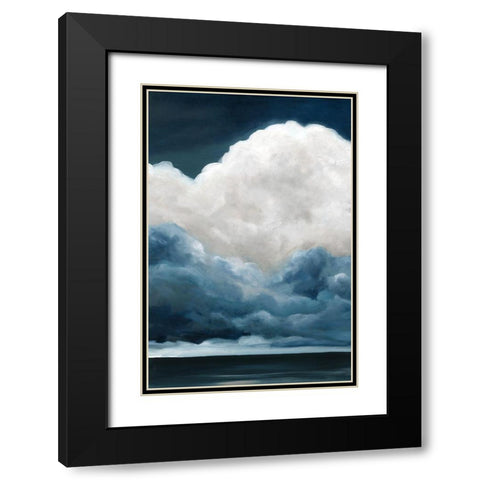 Natures Drama II Black Modern Wood Framed Art Print with Double Matting by Robinson, Carol