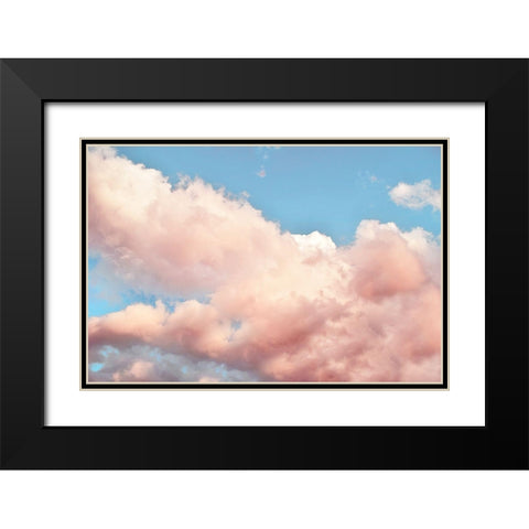 Toasty Clouds I Black Modern Wood Framed Art Print with Double Matting by Carpentieri, Natalie