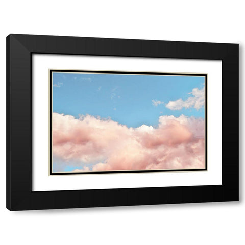 Toasty Clouds II Black Modern Wood Framed Art Print with Double Matting by Carpentieri, Natalie