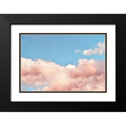 Toasty Clouds II Black Modern Wood Framed Art Print with Double Matting by Carpentieri, Natalie
