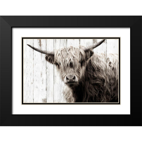 Highland Prize Black Modern Wood Framed Art Print with Double Matting by Sturdevant, Jay