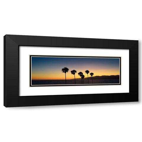 Dusk in Cali Black Modern Wood Framed Art Print with Double Matting by Carpentieri, Natalie