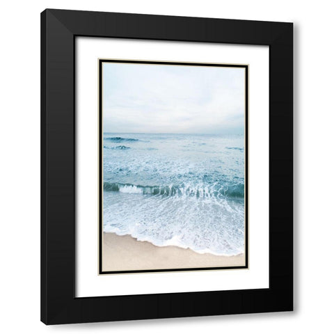 Tranquil Ocean II Black Modern Wood Framed Art Print with Double Matting by Carpentieri, Natalie
