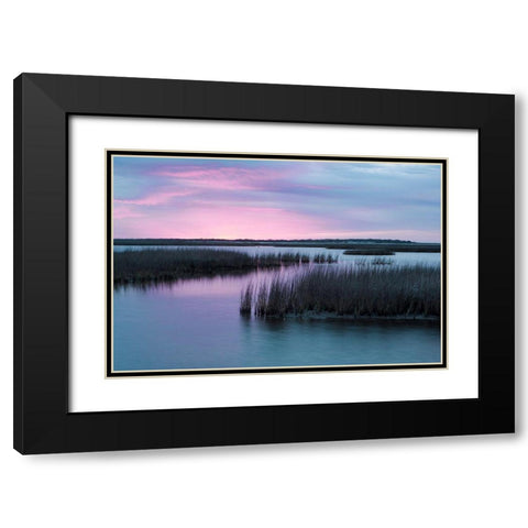 Espiritu Santo Black Modern Wood Framed Art Print with Double Matting by Pryor-Luzier, Maresa