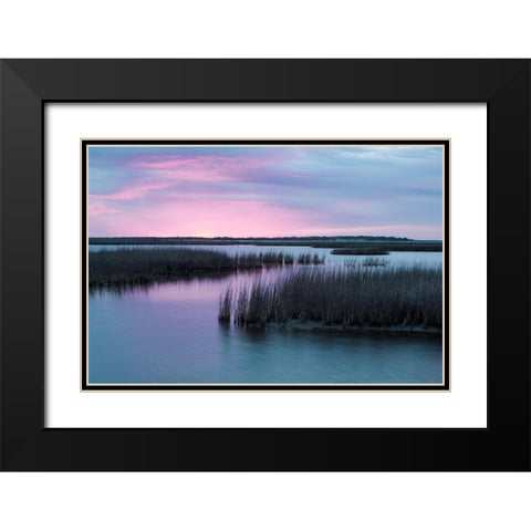 Espiritu Santo Black Modern Wood Framed Art Print with Double Matting by Pryor-Luzier, Maresa
