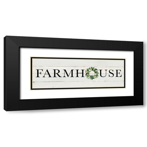Farmhouse Black Modern Wood Framed Art Print with Double Matting by Robinson, Carol
