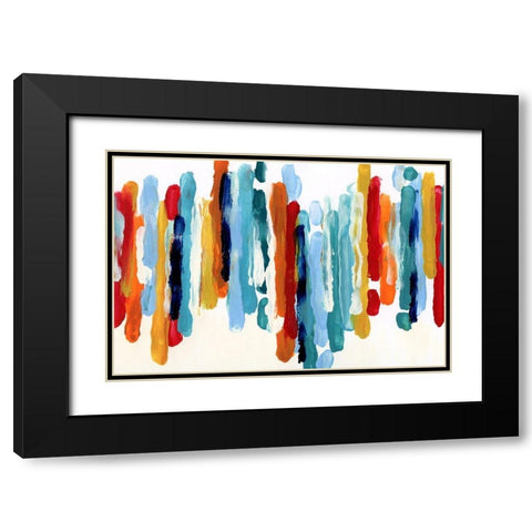 Captive Color I Black Modern Wood Framed Art Print with Double Matting by Craven, Katrina