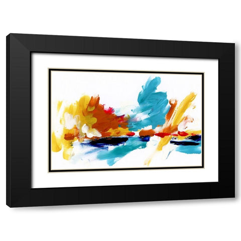 Captive Color II Black Modern Wood Framed Art Print with Double Matting by Craven, Katrina