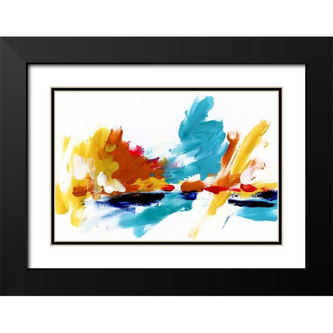 Captive Color II Black Modern Wood Framed Art Print with Double Matting by Craven, Katrina