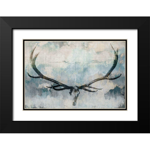 Wyoming I Black Modern Wood Framed Art Print with Double Matting by Butler, John