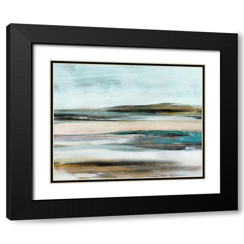 Shifting Horizons Black Modern Wood Framed Art Print with Double Matting by Shapiro, Judith