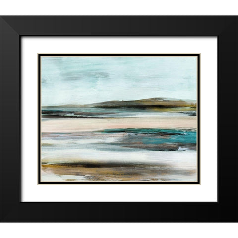 Shifting Horizons Black Modern Wood Framed Art Print with Double Matting by Shapiro, Judith