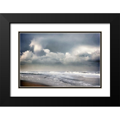 Dramatic Coast Black Modern Wood Framed Art Print with Double Matting by Van de Goor, Lars
