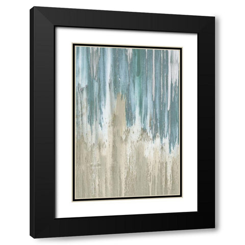 Like a Waterfall I Black Modern Wood Framed Art Print with Double Matting by Jill, Susan