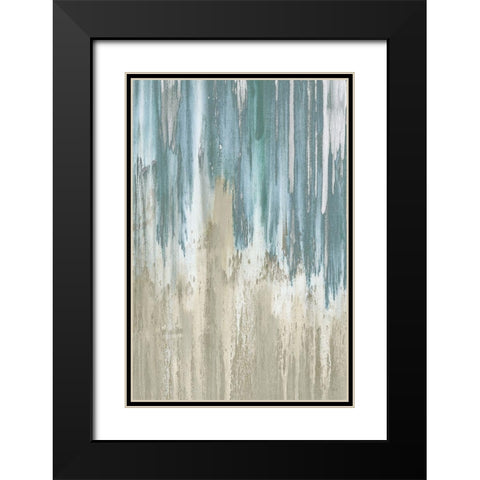 Like a Waterfall I Black Modern Wood Framed Art Print with Double Matting by Jill, Susan