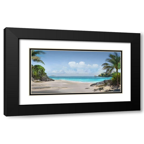 Down in Mexico Black Modern Wood Framed Art Print with Double Matting by Calascibetta, Mike