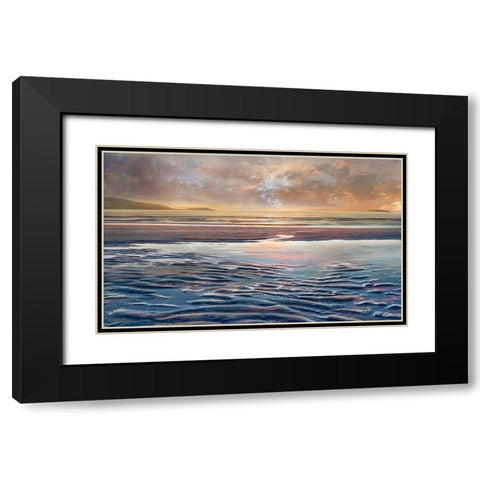 During Low Tide Black Modern Wood Framed Art Print with Double Matting by Calascibetta, Mike