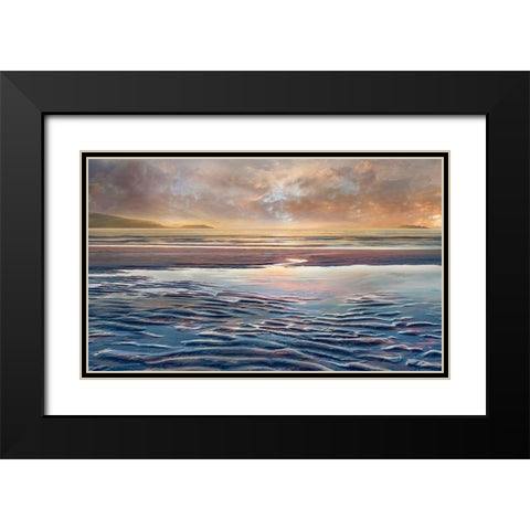 During Low Tide Black Modern Wood Framed Art Print with Double Matting by Calascibetta, Mike