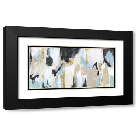 Summer Tides Black Modern Wood Framed Art Print with Double Matting by Jill, Susan