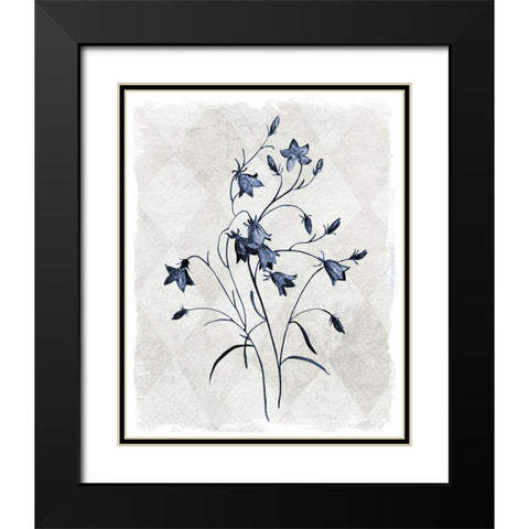 Harlequin Botanical II Black Modern Wood Framed Art Print with Double Matting by Robinson, Carol