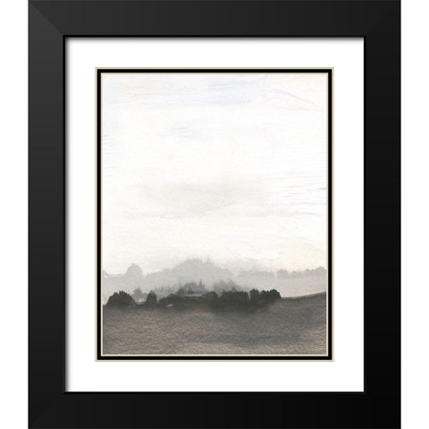 Miles Away I Black Modern Wood Framed Art Print with Double Matting by Jill, Susan