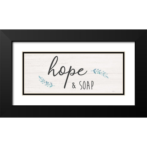 Hope and Soap Black Modern Wood Framed Art Print with Double Matting by Carpentieri, Natalie