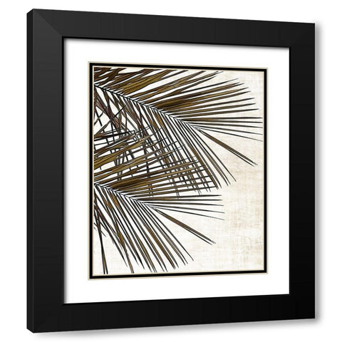 Palm I Black Modern Wood Framed Art Print with Double Matting by Carpentieri, Natalie