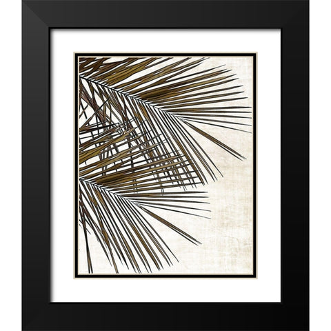 Palm I Black Modern Wood Framed Art Print with Double Matting by Carpentieri, Natalie