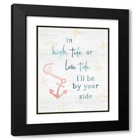 High Tide Black Modern Wood Framed Art Print with Double Matting by Carpentieri, Natalie