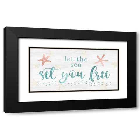 Sea Free Black Modern Wood Framed Art Print with Double Matting by Carpentieri, Natalie