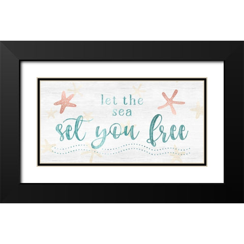 Sea Free Black Modern Wood Framed Art Print with Double Matting by Carpentieri, Natalie
