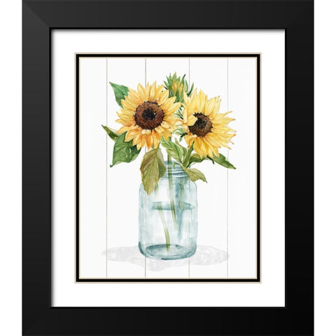 Sunny Day II Black Modern Wood Framed Art Print with Double Matting by Robinson, Carol