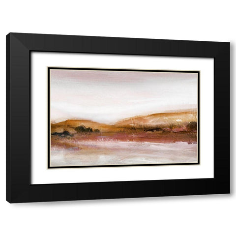 Twilight Shadows Black Modern Wood Framed Art Print with Double Matting by Robinson, Carol
