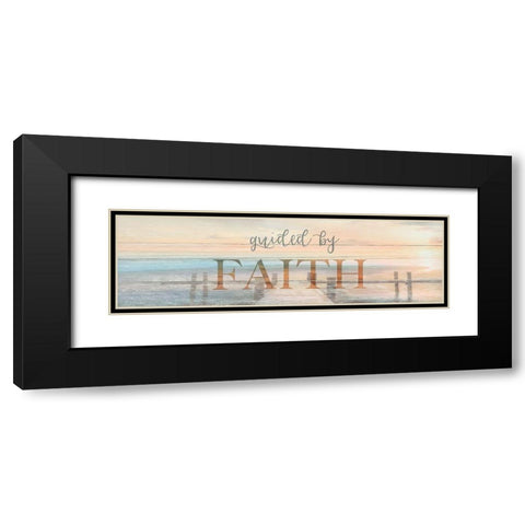 Guided by Faith Black Modern Wood Framed Art Print with Double Matting by Calascibetta, Mike