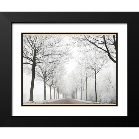 The Last Winter Black Modern Wood Framed Art Print with Double Matting by Van de Goor, Lars