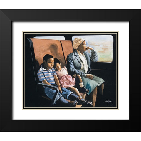 Road Trip I Black Modern Wood Framed Art Print with Double Matting by McKinney, Tom