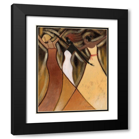 Beauty and Grace II Black Modern Wood Framed Art Print with Double Matting by Hefferan, Rob