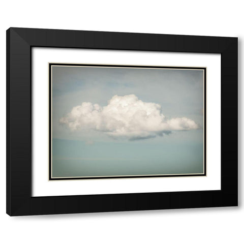 Its a Cloud Black Modern Wood Framed Art Print with Double Matting by Van de Goor, Lars