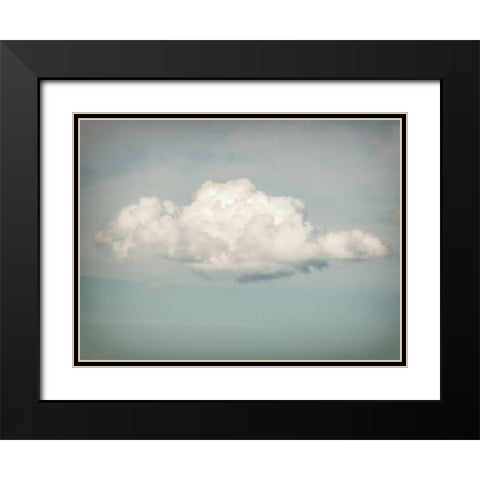 Its a Cloud Black Modern Wood Framed Art Print with Double Matting by Van de Goor, Lars