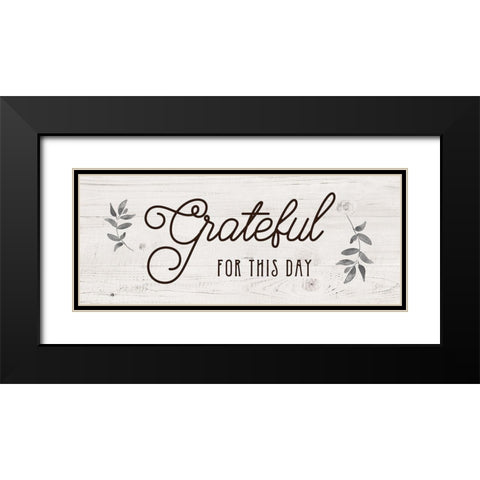 For this Day Black Modern Wood Framed Art Print with Double Matting by Murray, Amanda