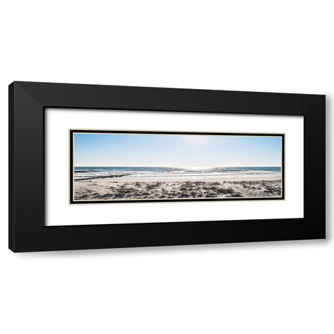 Sunday Surf Black Modern Wood Framed Art Print with Double Matting by Carpentieri, Natalie
