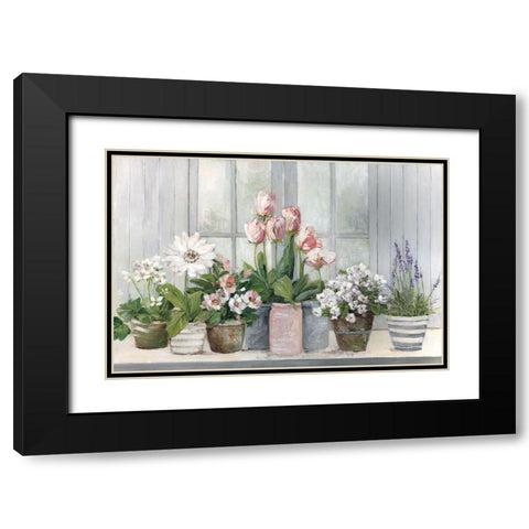Cottage Grown Black Modern Wood Framed Art Print with Double Matting by Swatland, Sally