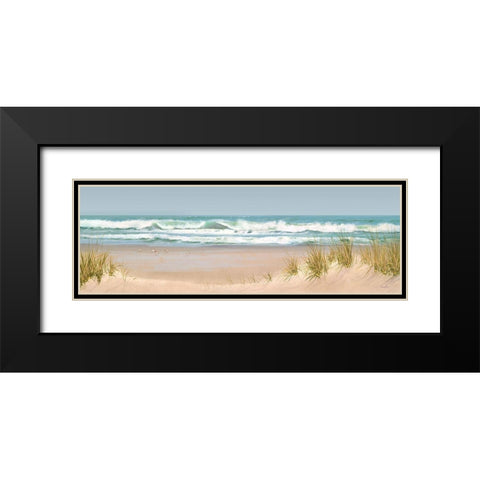 Jewelled Surf Black Modern Wood Framed Art Print with Double Matting by Seslar, Lin