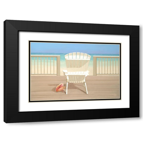 Front Row Seat Black Modern Wood Framed Art Print with Double Matting by Seslar, Lin