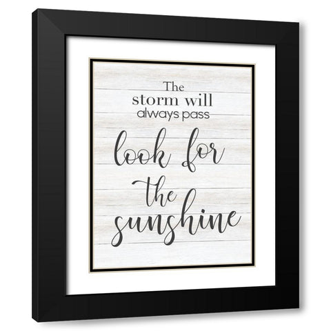 Look for the Sunshine Black Modern Wood Framed Art Print with Double Matting by CAD Designs