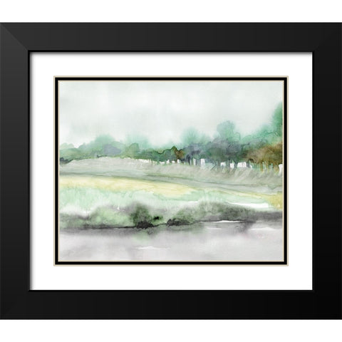 Season of Summer Black Modern Wood Framed Art Print with Double Matting by Robinson, Carol