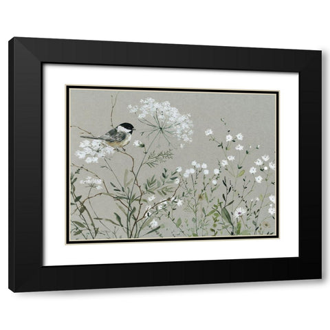 Bouquet of Grace Meadow I Black Modern Wood Framed Art Print with Double Matting by Robinson, Carol