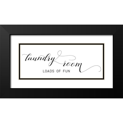 Loads of Fun Black Modern Wood Framed Art Print with Double Matting by Murray, Amanda