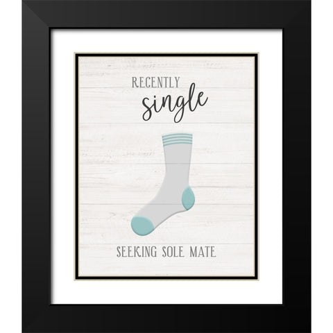 Single Black Modern Wood Framed Art Print with Double Matting by Carpentieri, Natalie